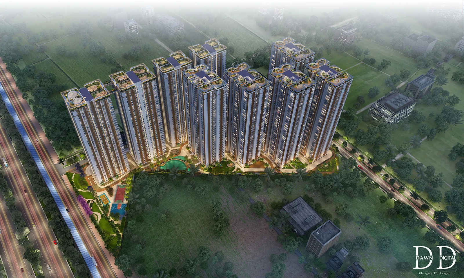 Zuari Gangothri Tribhuja elevation